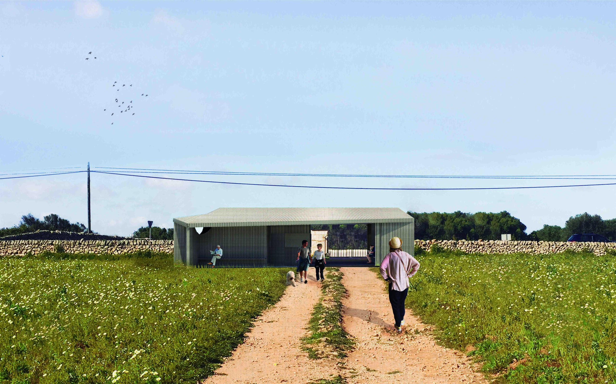 Entrance building for Naveta des Tudons